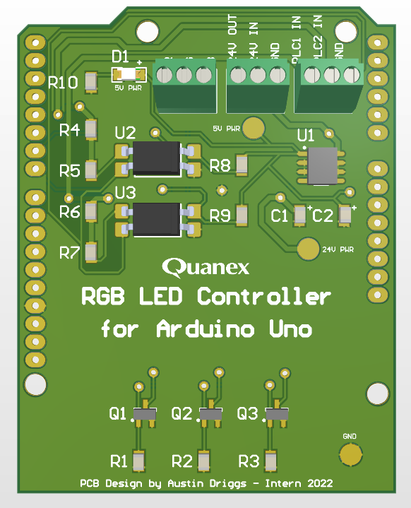 Quanex PCB - 3D