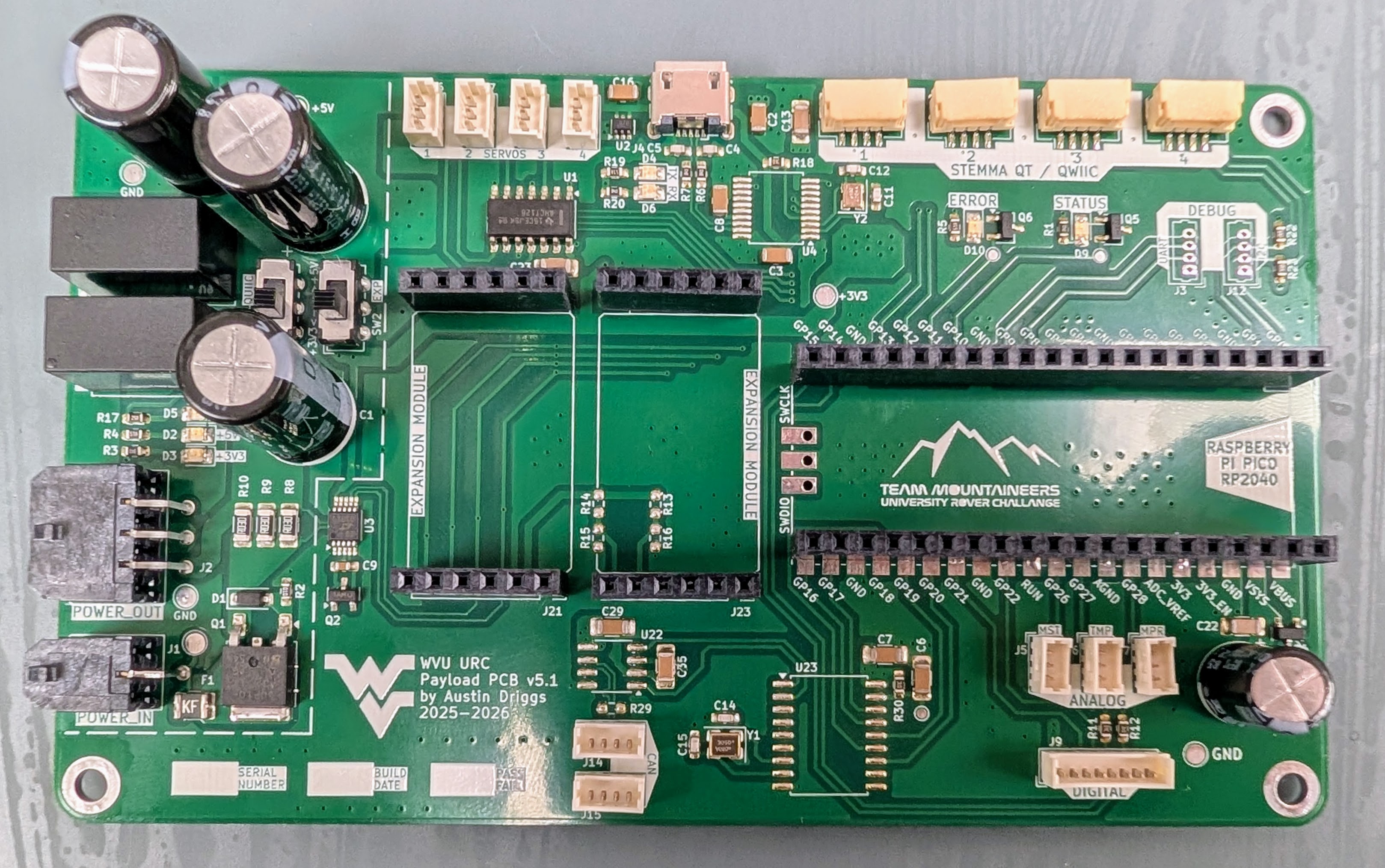 URC Payload PCB